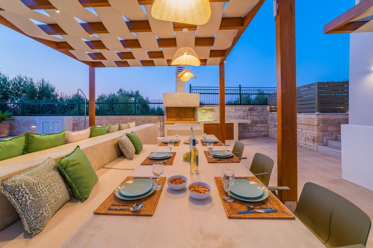 Estella Villa With Pool, Children Area, Bbq & Magnificent Views! Astérion Exterior foto