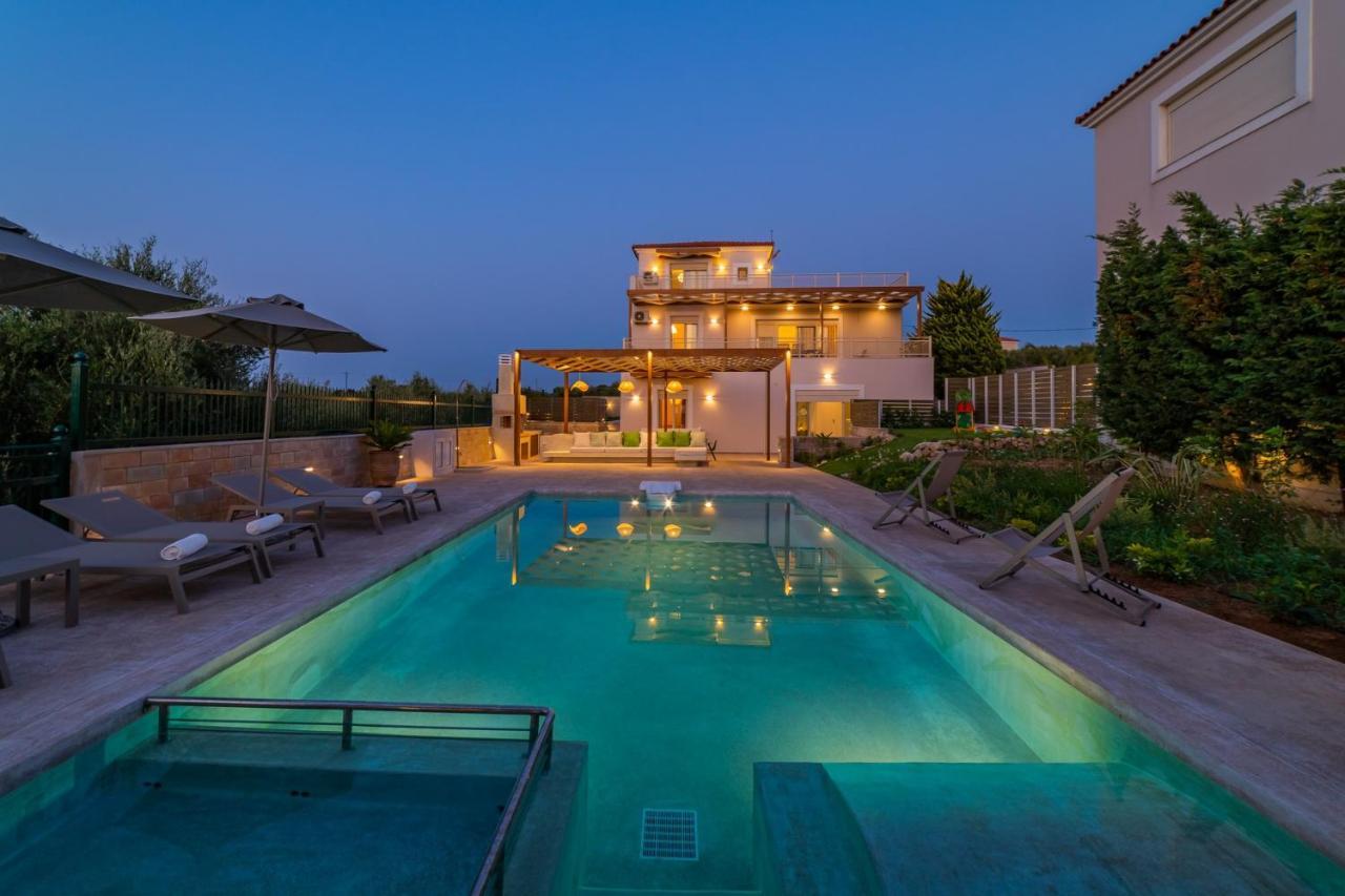 Estella Villa With Pool, Children Area, Bbq & Magnificent Views! Astérion Exterior foto