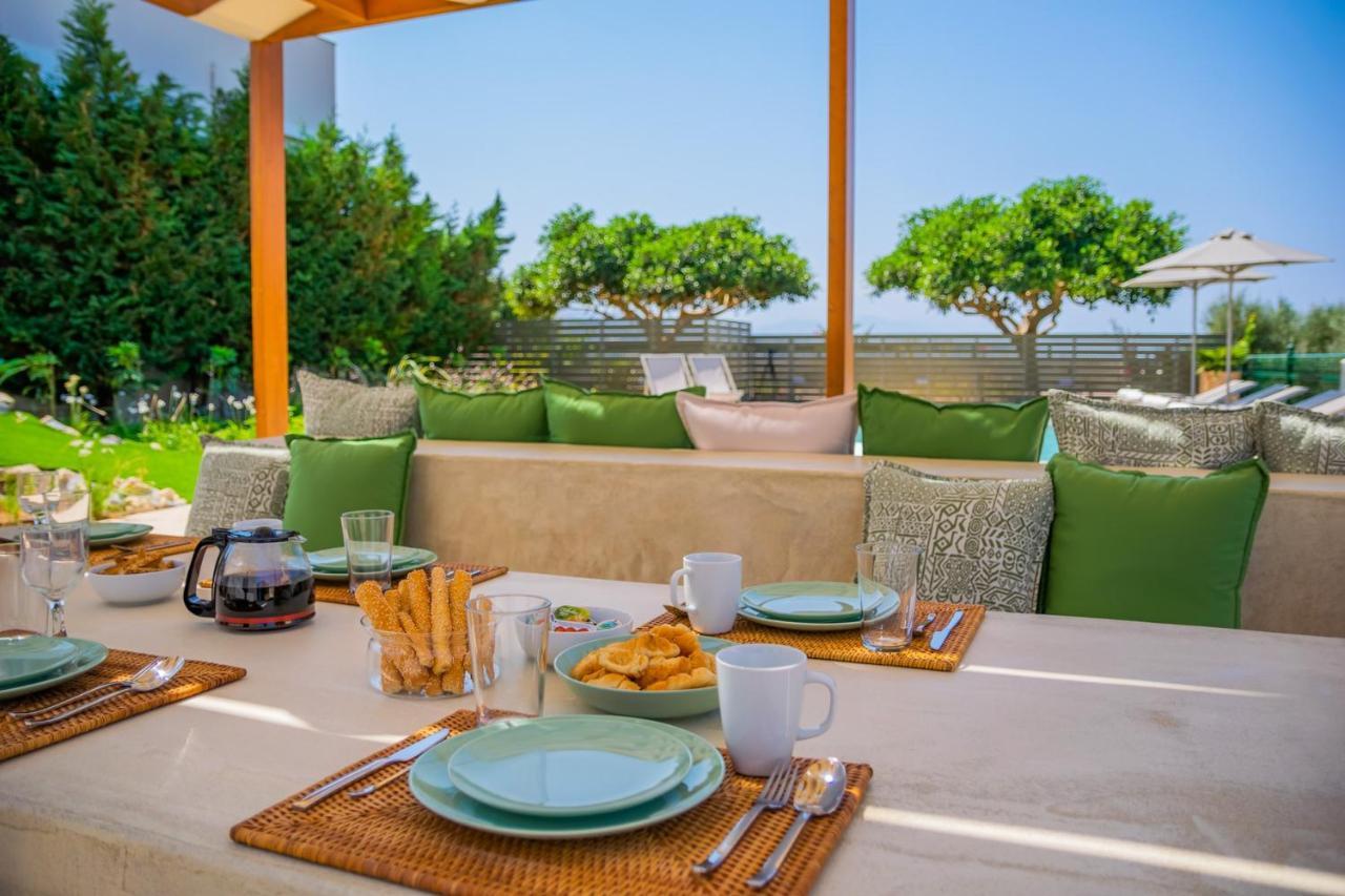 Estella Villa With Pool, Children Area, Bbq & Magnificent Views! Astérion Exterior foto